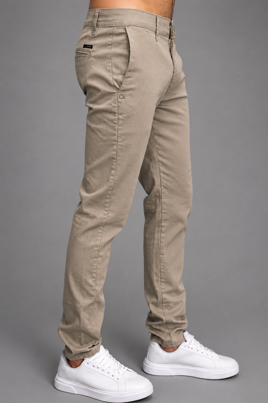 Calça Slim Ogochi Bolso Faca em Algodão com Elastano