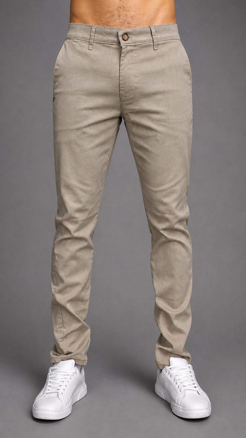 Calça Slim Ogochi Bolso Faca em Algodão com Elastano