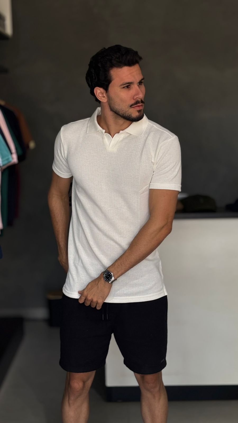 Camisa Polo Gola V