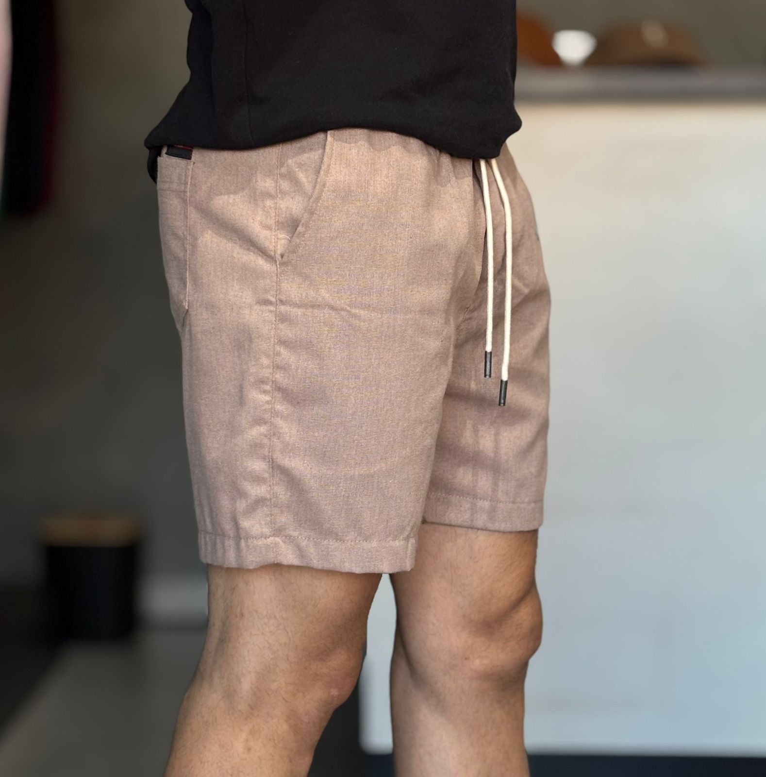 Short Linho Pimeira Linha