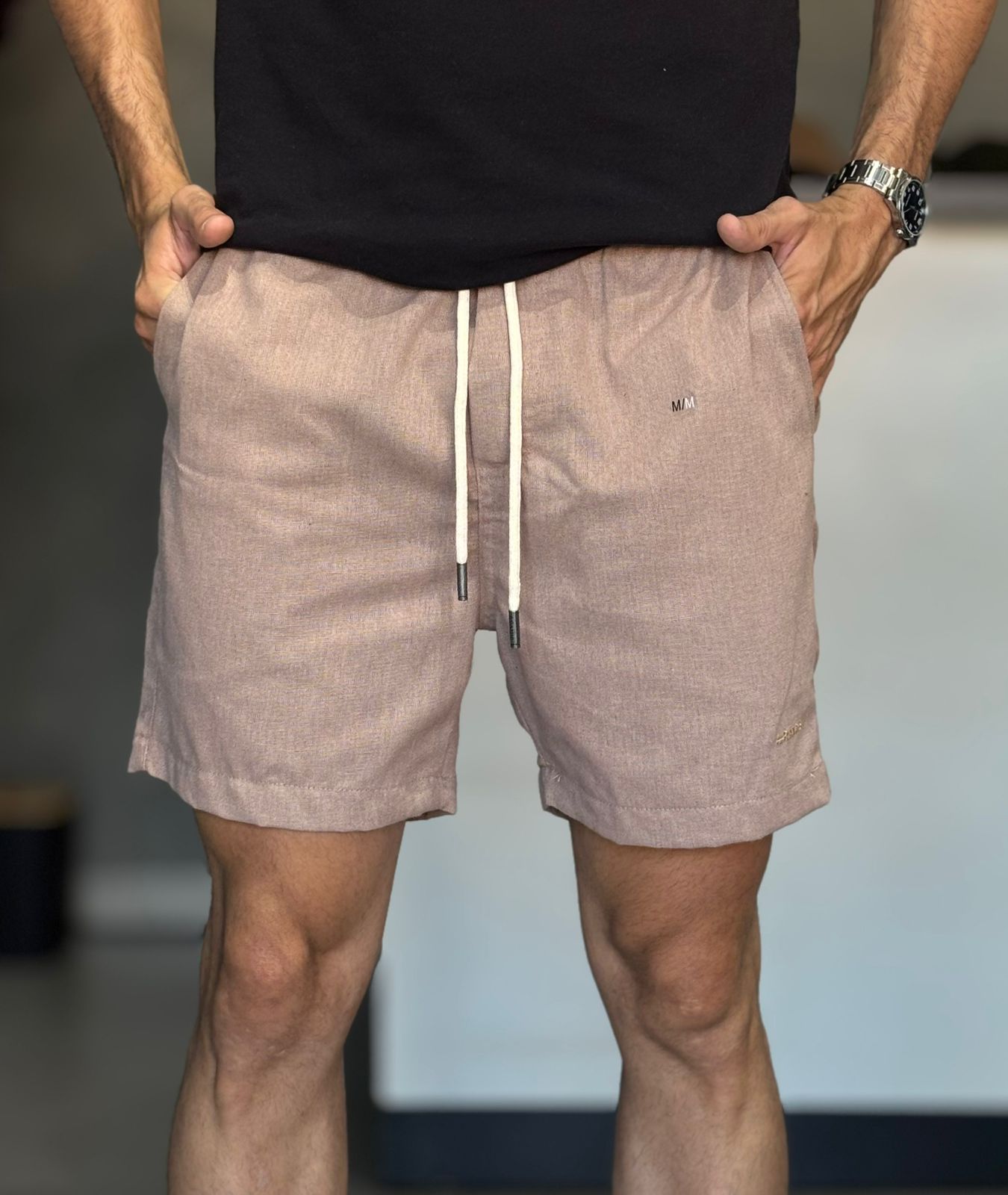 Short Linho Pimeira Linha