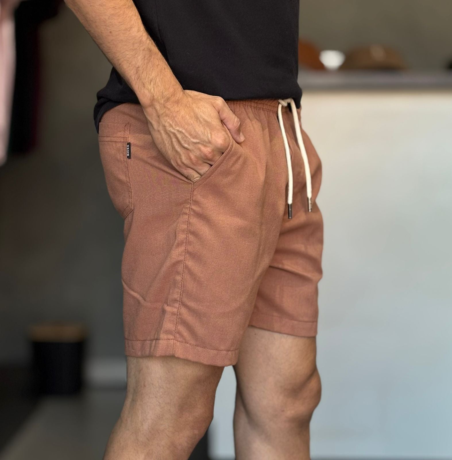 Short Linho Pimeira Linha