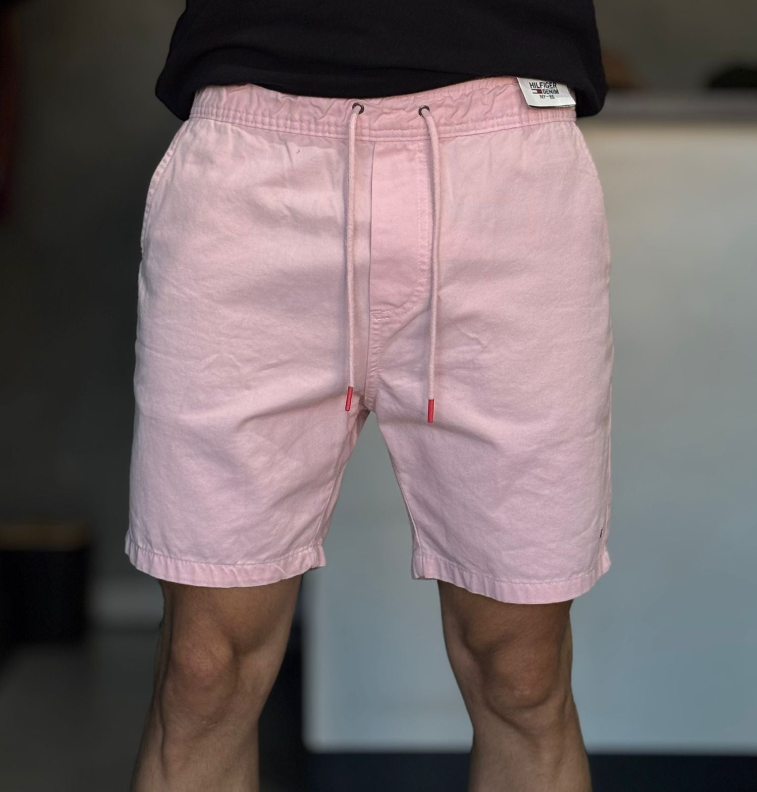 Short em sarja primeira linha