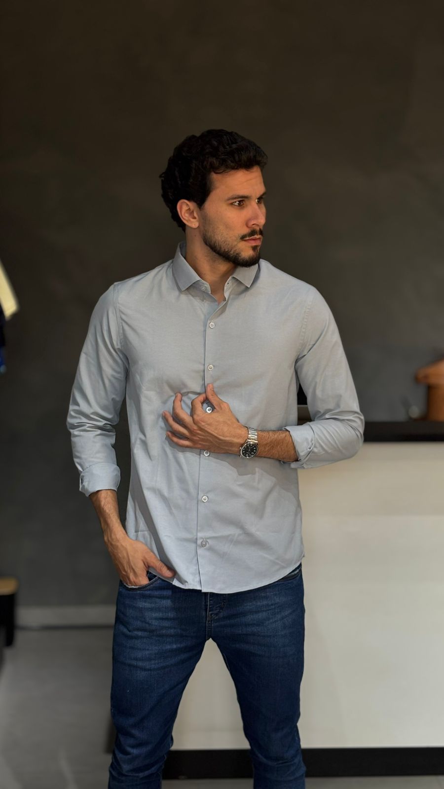 Camisa ML Easy Care  – Leve e Respirável