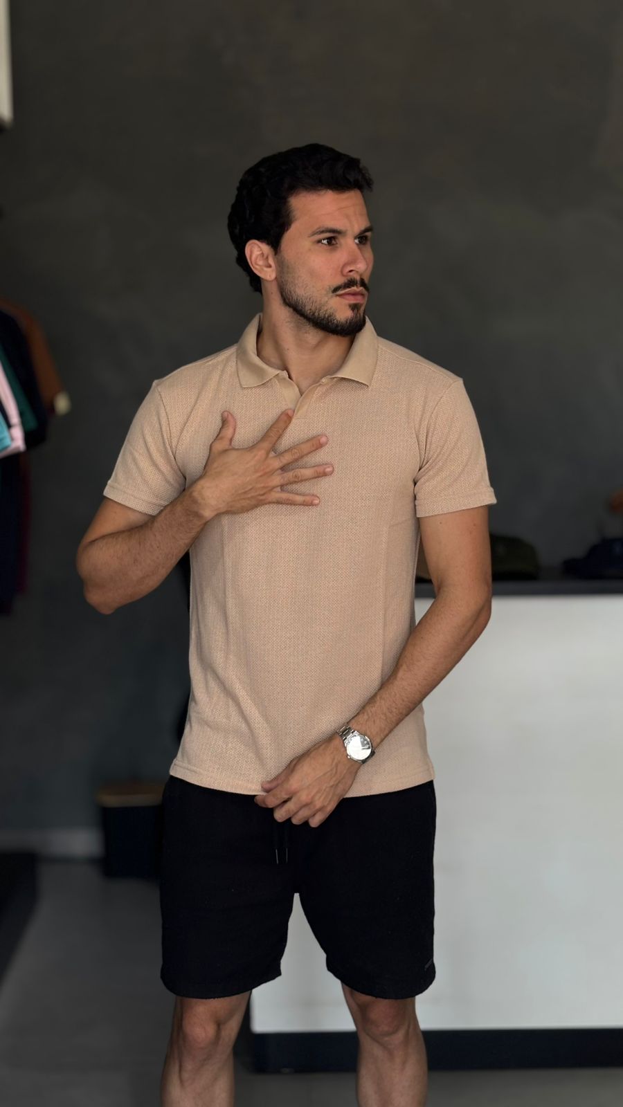 Camisa Polo Gola V
