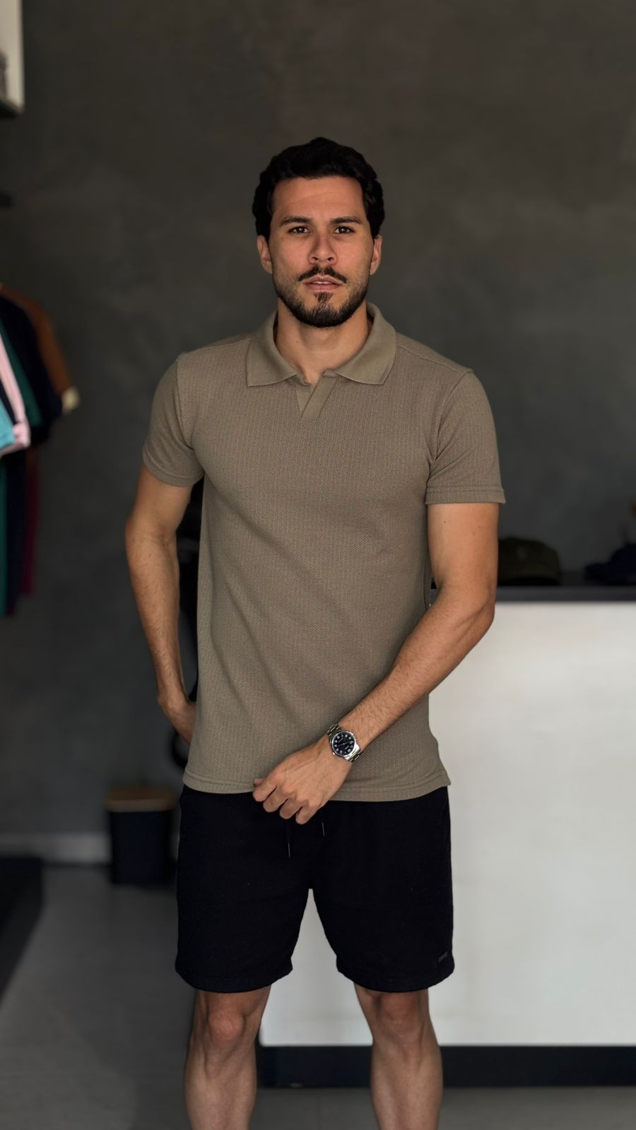 Camisa Polo Gola V