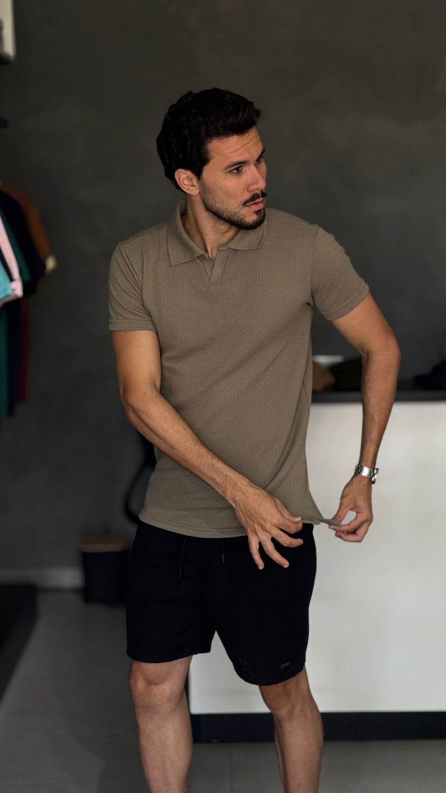 Camisa Polo Gola V