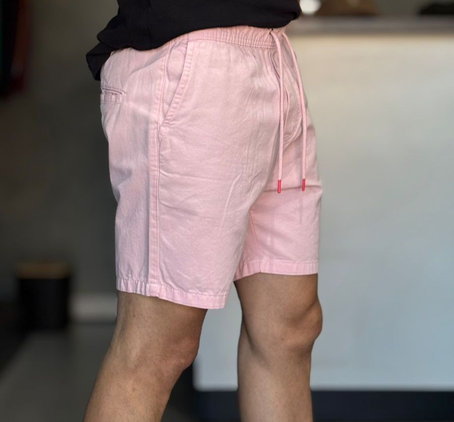 Short em sarja primeira linha