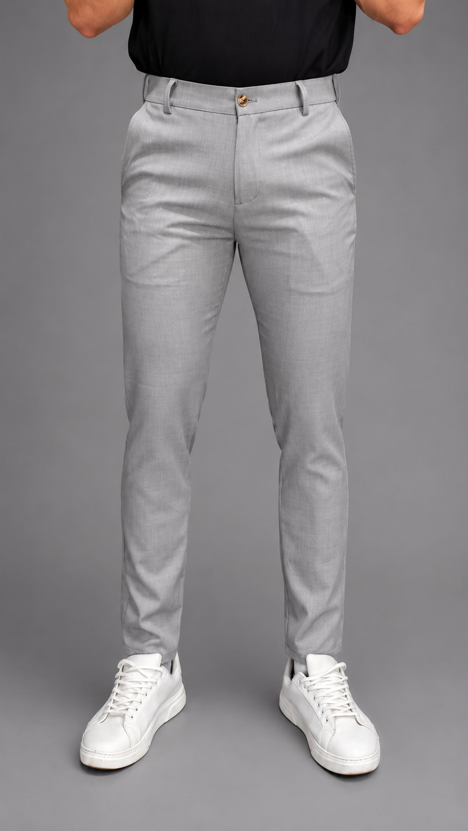 Calça Social Vegas New Tech Slim Fit com Ajuste Lateral
